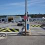 City light speedbump, Hertz Rent-a-Car in Marseille airport, France