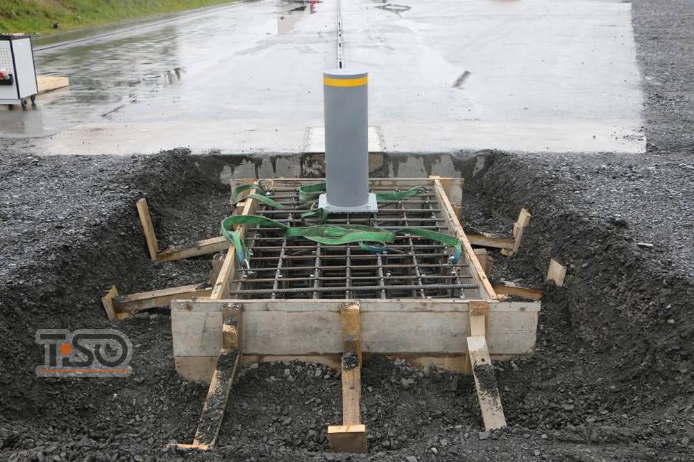 Fixed bollard RB343-68, Crash-test of High-security fixed/removable bollard C750 (K12)