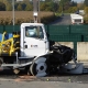 Successful crash-test of M30 High security bollard, Munster, Germany