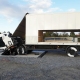 Crash-test of PAS68/IWA14-1 Ultra shallow Road blocker (7,5t@48kph)